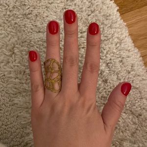 Gold Plated Statement Ring